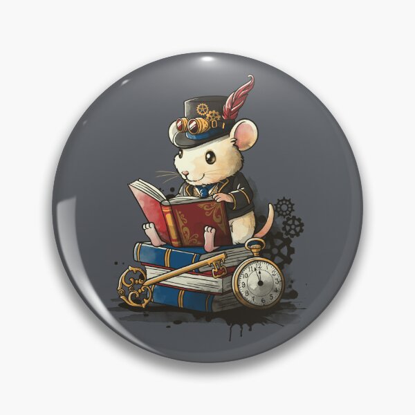 Item preview, Steampunk mouse reader designed and sold by NemiMakeit.