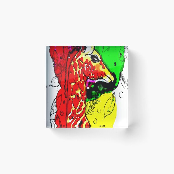 Item preview, Abstract Giraffe Gives the Side Eye designed and sold by gleefulme.