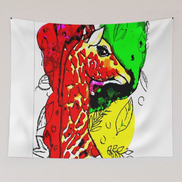Item preview, Abstract Giraffe Gives the Side Eye designed and sold by gleefulme.