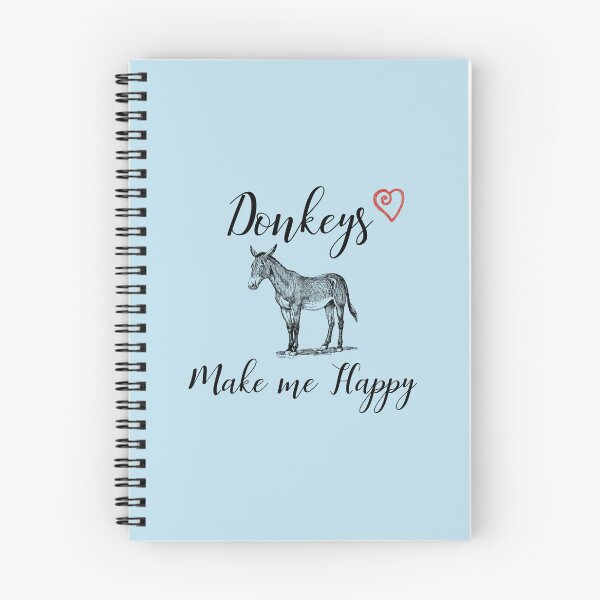 Item preview, Donkeys make me happy designed and sold by Sugar-Magnolia.