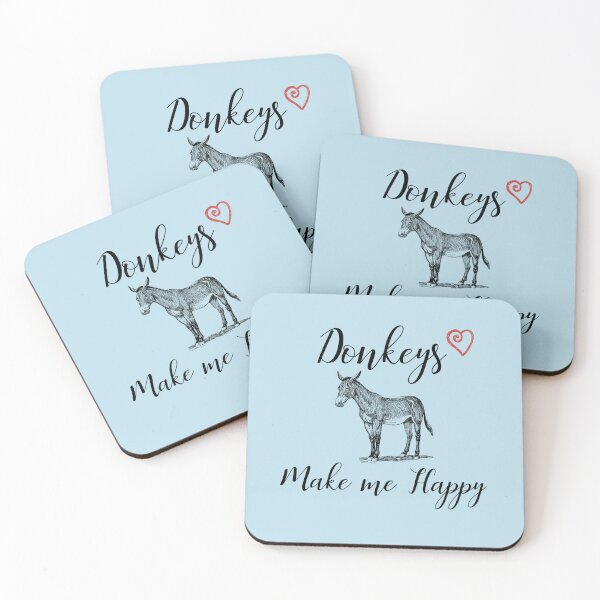 Item preview, Donkeys make me happy designed and sold by Sugar-Magnolia.