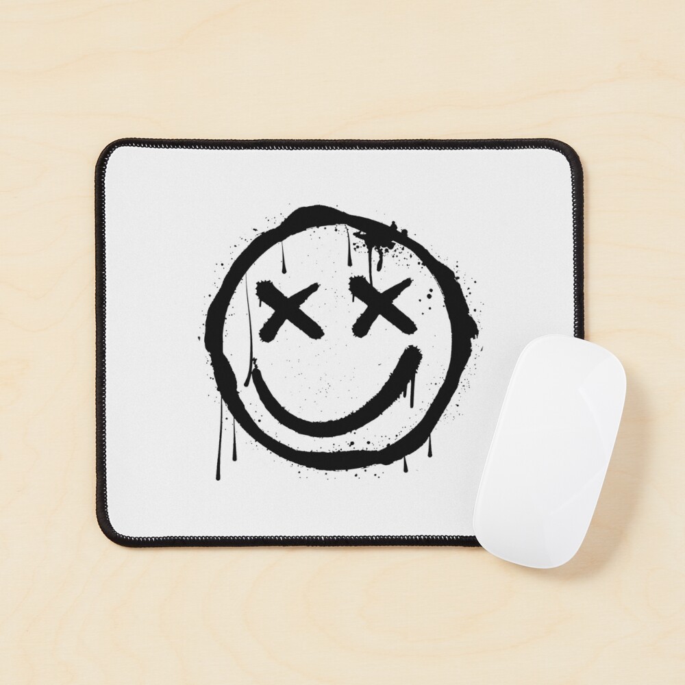 Dead Eyes Smiley Face (Black) - Streetwear 