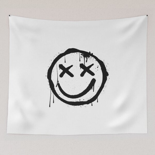 Item preview, Dead Eyes Smiley Face (Black) - Streetwear  designed and sold by RoninUnknown.