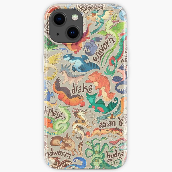 Mini Drachen Kompendium iPhone Flexible Hülle
