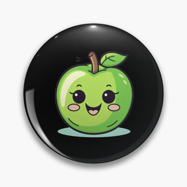 Item preview, Apple Cute Fruit Green Smiling Lovers Foodie Funny Toddlers designed and sold by farhanhafeez.