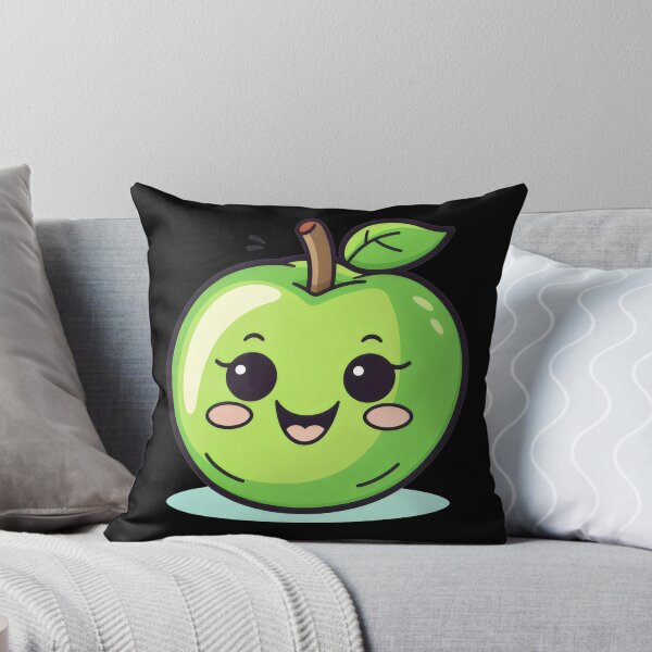 Item preview, Apple Cute Fruit Green Smiling Lovers Foodie Funny Toddlers designed and sold by farhanhafeez.