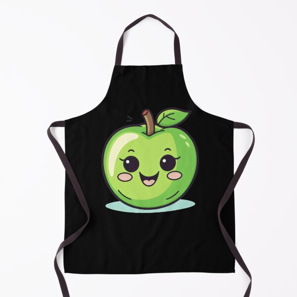 Item preview, Apple Cute Fruit Green Smiling Lovers Foodie Funny Toddlers designed and sold by farhanhafeez.