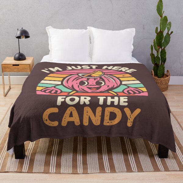 Item preview, I'm Just Here For The Candy Funny Halloween Pun Pumpkin designed and sold by GENESIS-POD.