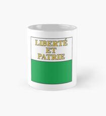 Flagge des Kantons Waadt Tasse (Standard)