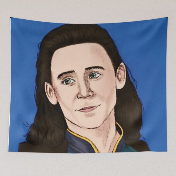 Item preview, Portrait art of Loki (Tom Hiddleston) designed and sold by angelina-kristl.