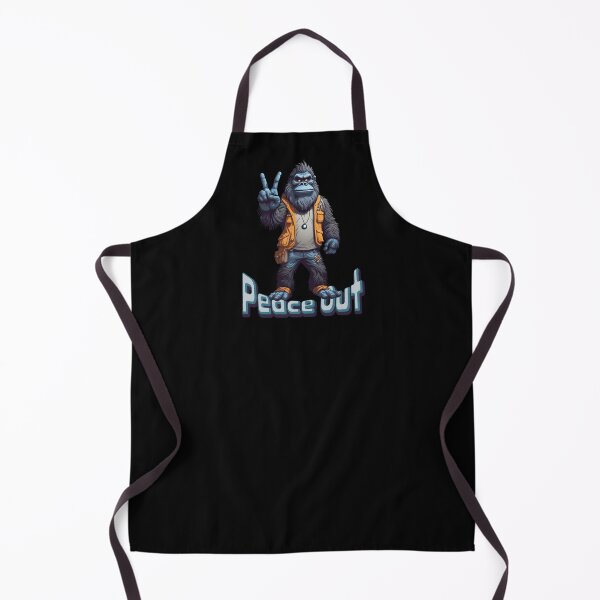 Item preview, Bigfoot Sasquatch says Peace Out designed and sold by Paula Helit.