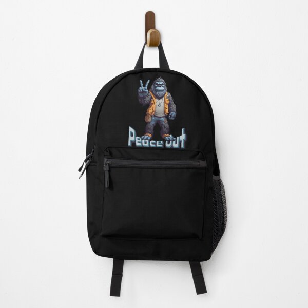 Item preview, Bigfoot Sasquatch says Peace Out designed and sold by Paula Helit.