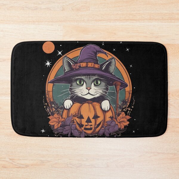 Item preview, Cute Cat Halloween Moon and Stars designed and sold by LuizSilva1983.