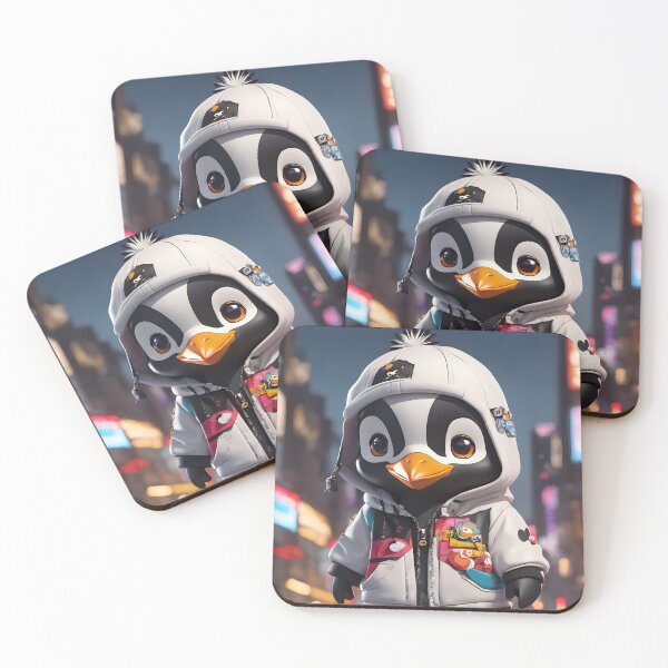Item preview, Patrick the Cool Penguin designed and sold by Geek-Girl-Art.