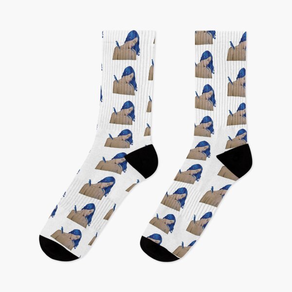 Item preview, blue hair with bird designed and sold by TresMonet.
