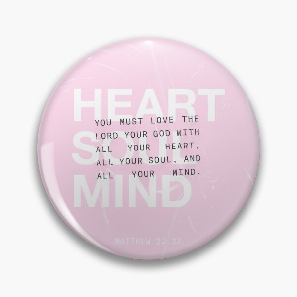 Item preview, Matthew 22: 37- 39 / God first - pink designed and sold by SWbyG.