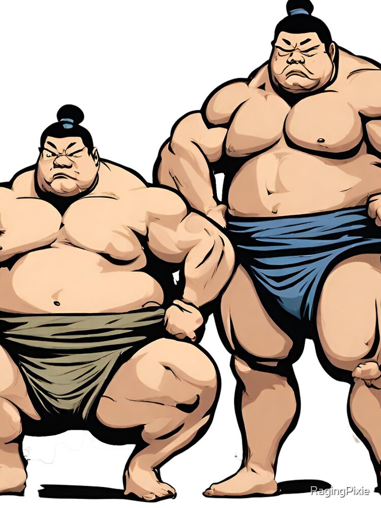 Thumbnail 4 of 4, iPhone Case, Sumo Bodybuilders Clash designed and sold by RagingPixie.
