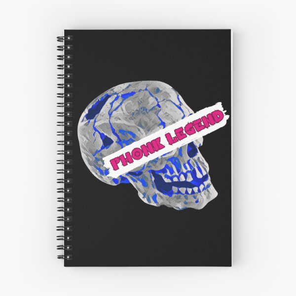 Item preview, PHONK LEGEND SKULL | Pink on Blue Variant designed and sold by VoltageStone.