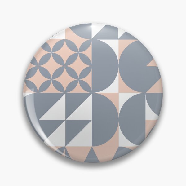 Artikelvorschau, Minimal Midcentury SOFT PASTELS BUSH PINK design | Geometric pattern entworfen und verkauft von MyThemesDesign.