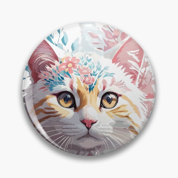 Item preview, Gato em Flores  designed and sold by MediarttFV.