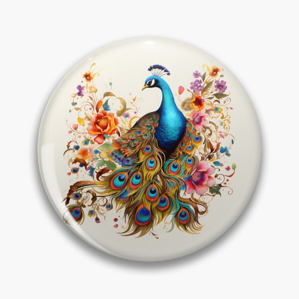 Item preview, Plumage Picasso: Peacock designed and sold by CatSomeART.