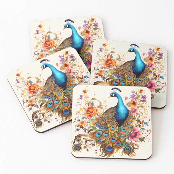 Item preview, Plumage Picasso: Peacock designed and sold by CatSomeART.