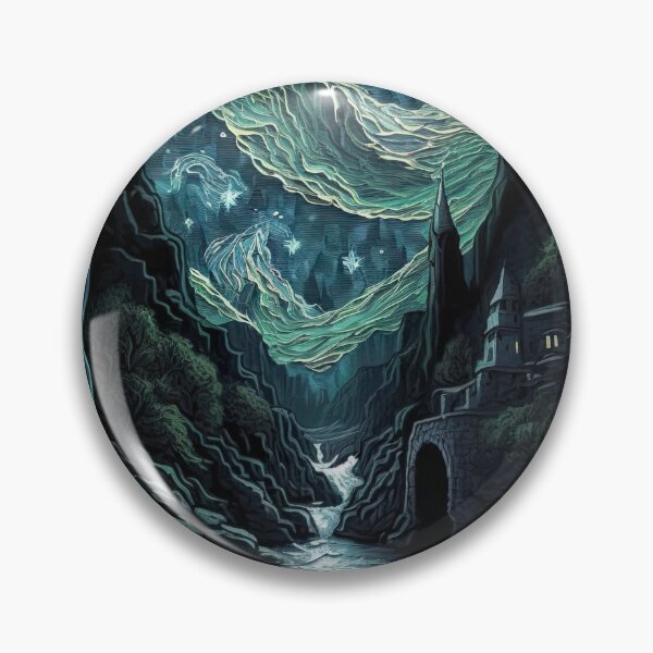 Item preview, Blue Night Agartha Valley Stream designed and sold by OccultDreams.