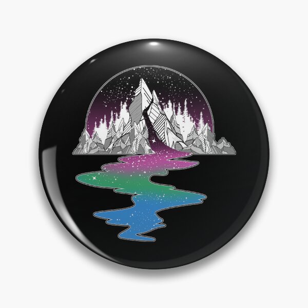 Item preview, Polysexual Mountain LGBT Pride Flag designed and sold by Clara Hollins.