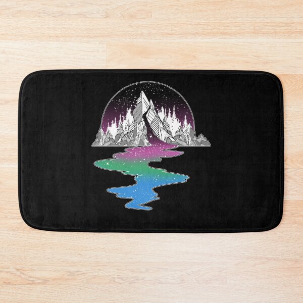 Item preview, Polysexual Mountain LGBT Pride Flag designed and sold by Clara Hollins.