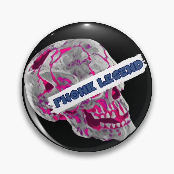 Item preview, PHONK LEGEND SKULL | Blue on Pink Variant designed and sold by VoltageStone.