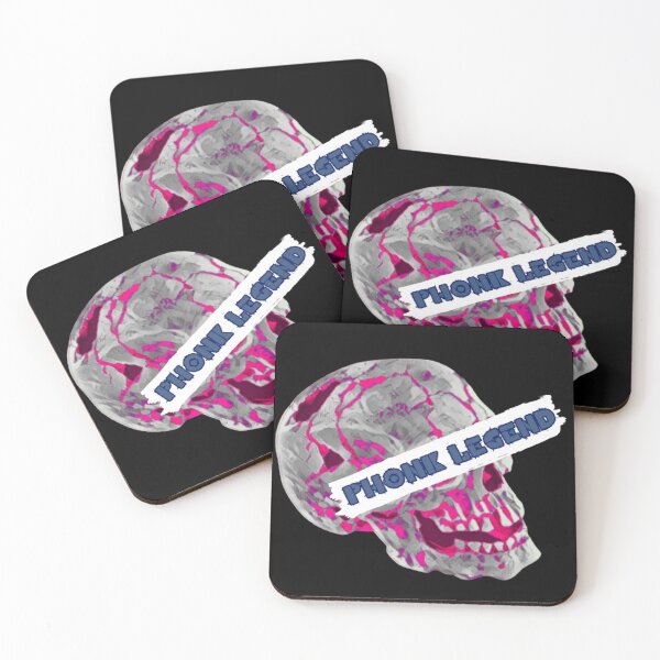 Item preview, PHONK LEGEND SKULL | Blue on Pink Variant designed and sold by VoltageStone.