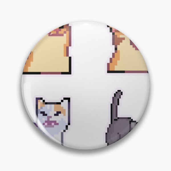 Item preview, Pixel Art Cat Stickers designed and sold by tazituna100.