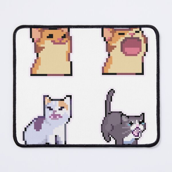Item preview, Pixel Art Cat Stickers designed and sold by nekolego.