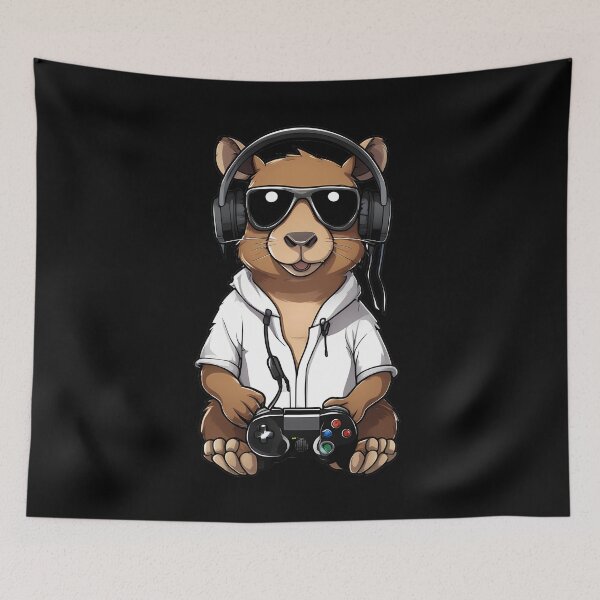 Item preview, Capybara Arcade Fun designed and sold by Mechanical-Artt.