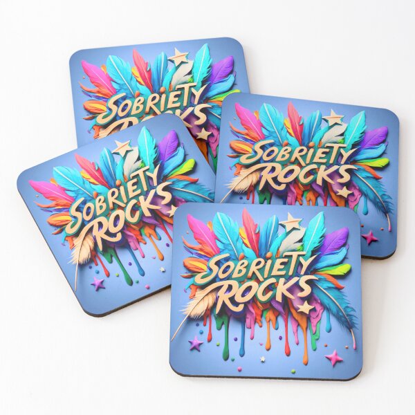 Item preview, Sobriety Rocks - Unique Sober Sips Design for Alcohol-Free Lifestyle designed and sold by SoberSips.