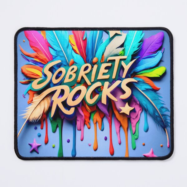 Item preview, Sobriety Rocks - Unique Sober Sips Design for Alcohol-Free Lifestyle designed and sold by SoberSips.