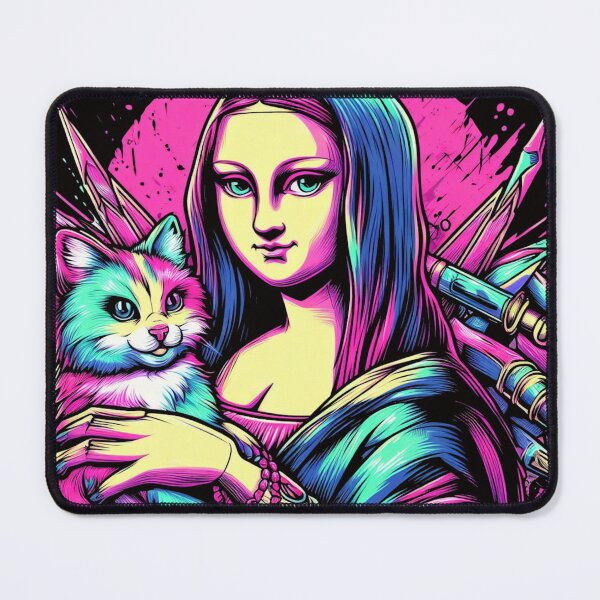 Item preview, Mona Lisa With Kitten designed and sold by obviouslogic.