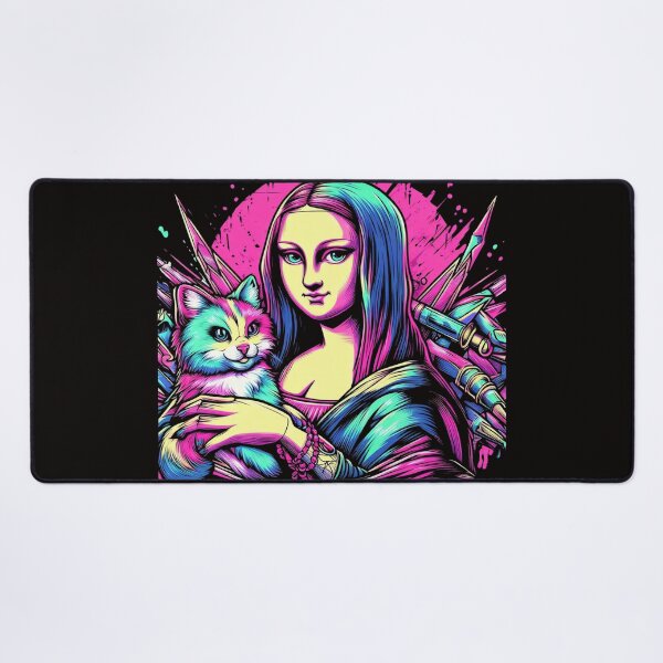 Item preview, Mona Lisa With Kitten  designed and sold by obviouslogic.