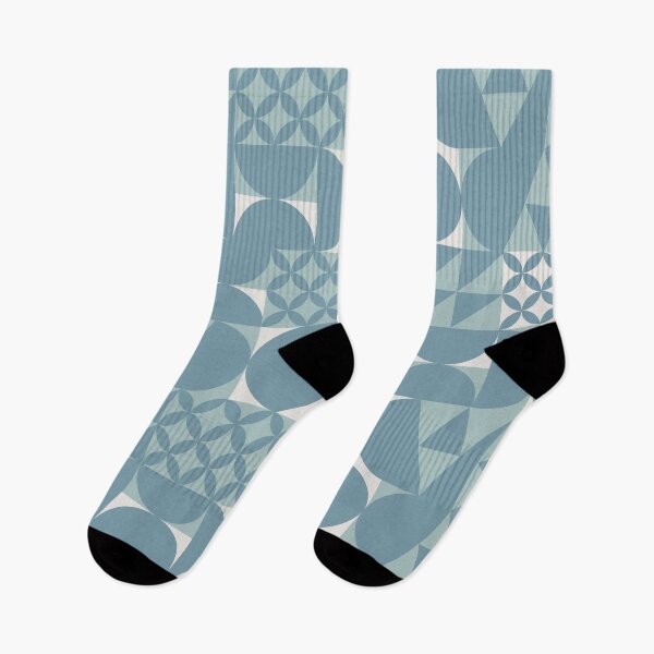 Item preview, Minimal Midcentury SOFT PASTELS LIGHT MINT design | Geometric pattern designed and sold by MyThemesDesign.