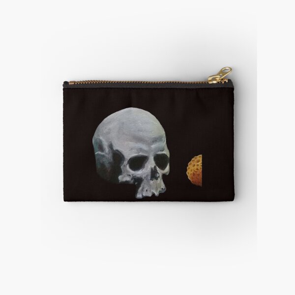 Item preview, skull with flower designed and sold by TresMonet.