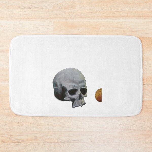 Item preview, skull with flower designed and sold by TresMonet.
