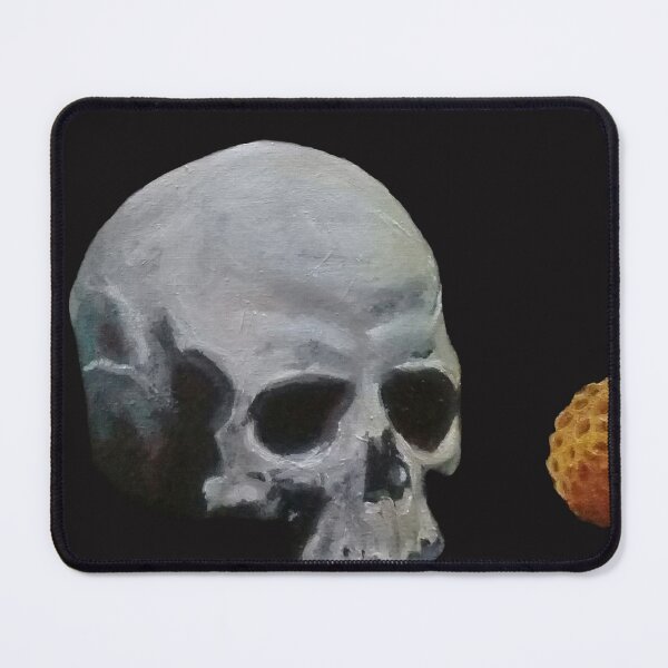 Item preview, skull with flower designed and sold by TresMonet.