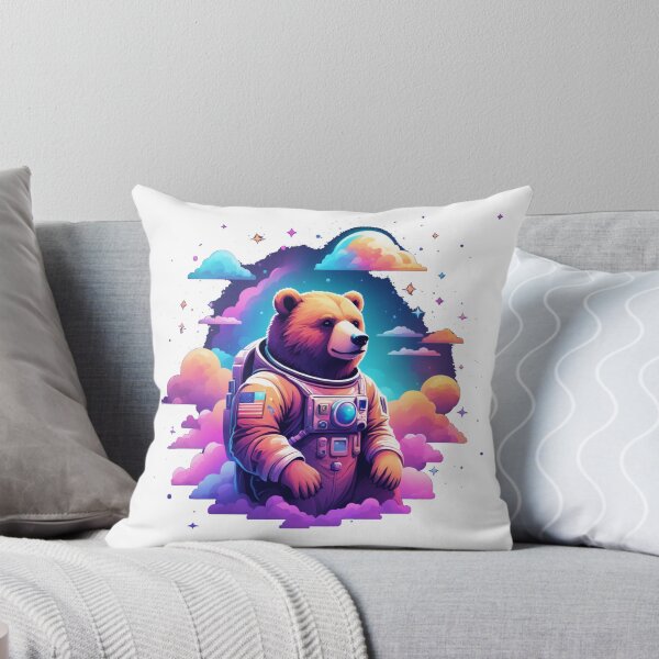 Item preview, bear in space designed and sold by SketchysDESIGNS.