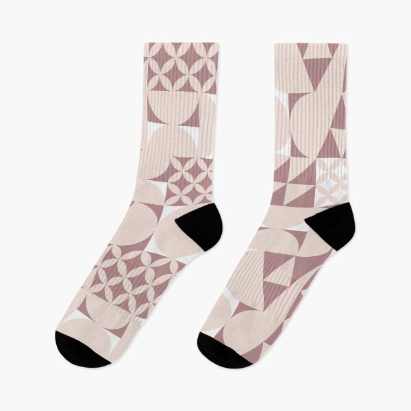 Item preview, Minimal Midcentury MAUVE design | Geometric pattern designed and sold by MyThemesDesign.
