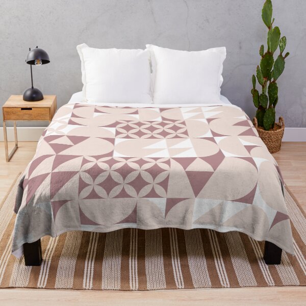 Item preview, Minimal Midcentury MAUVE design | Geometric pattern designed and sold by MyThemesDesign.