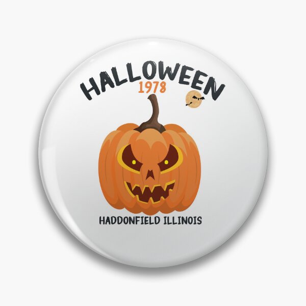 Item preview, Halloween 1978 Holiday Spooky Myers Pumpkin Haddonfield designed and sold by shopcup.