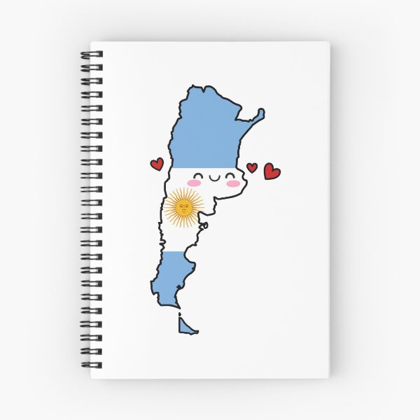 Item preview, Argentina Flag Map Smile with Love designed and sold by pixelsparkzone.