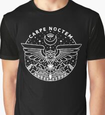 Carpe Noctem / White Graphic T-Shirt