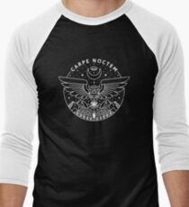 Carpe Noctem / White Baseball ¾ Sleeve T-Shirt