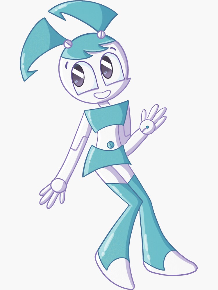 teenage robot Sticker for Sale by GreasyGerbil